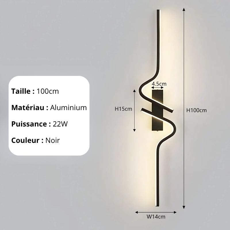 Applique LED Murale Design – Illuminez Votre Intérieur avec Élégance