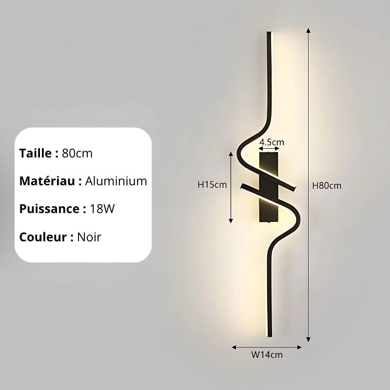Applique LED Murale Design – Illuminez Votre Intérieur avec Élégance