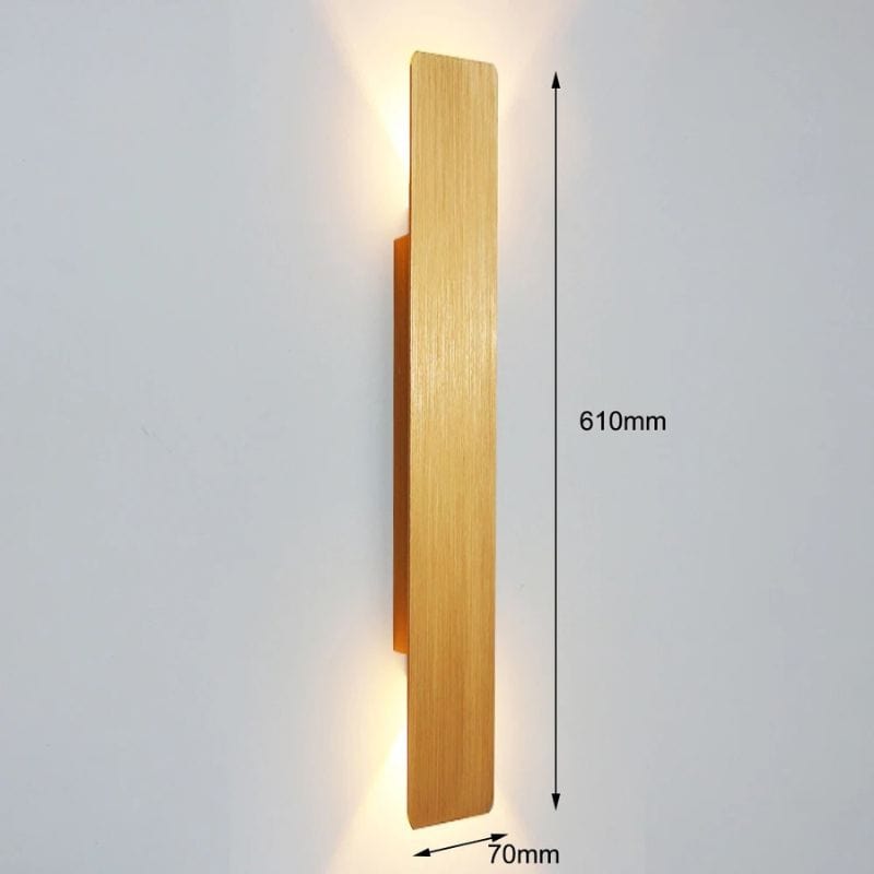 Applique Murale Aluminium Brossé – Sublimez Votre Intérieur avec Éclat
