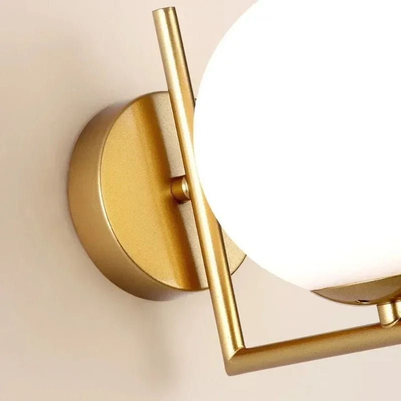 Applique Murale Boule Blanche – Illuminez Votre Intérieur avec Élégance