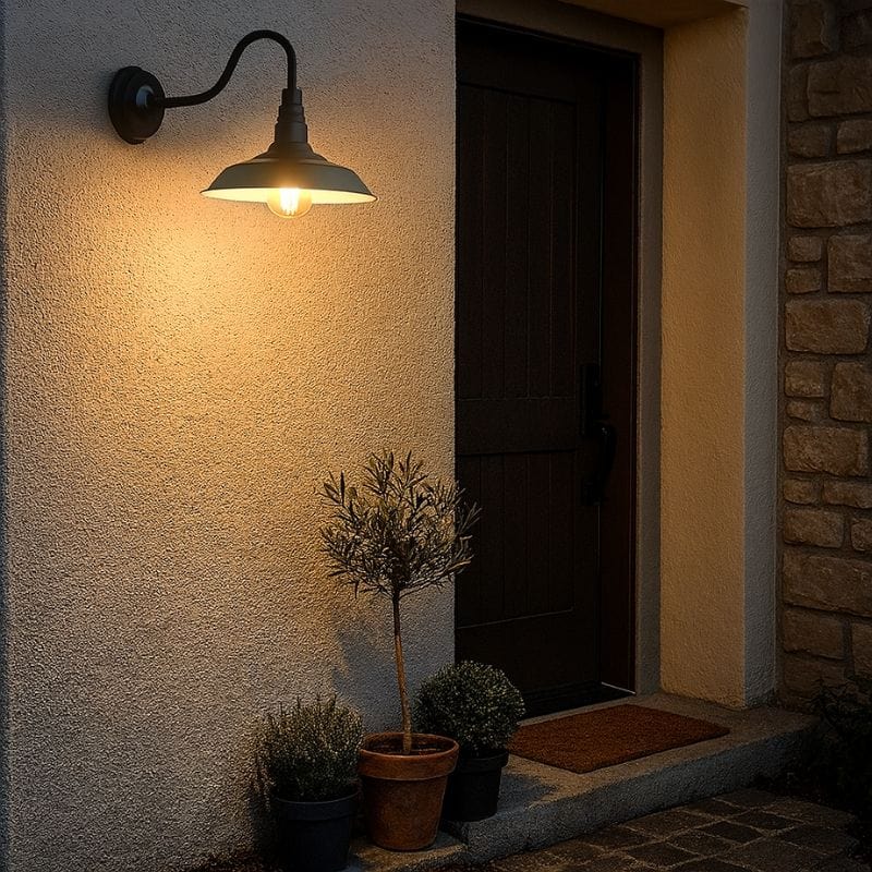 Applique Murale Extérieure Industrielle – Illuminez avec Style Unique