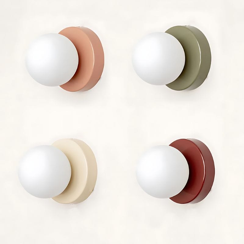 Applique Murale Globe Verre – Illuminez Votre Intérieur avec Élégance
