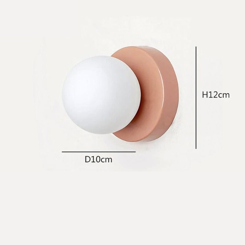 Applique Murale Globe Verre – Illuminez Votre Intérieur avec Élégance
