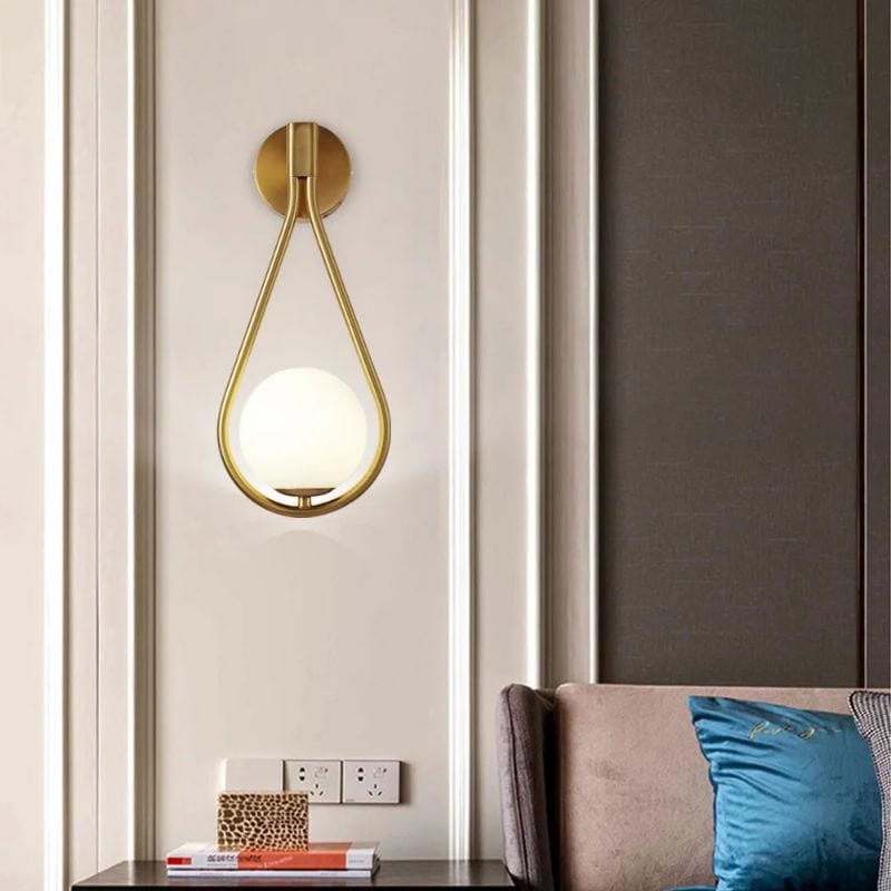 Applique Murale Goutte d'Eau – Illuminez Votre Intérieur avec Élégance