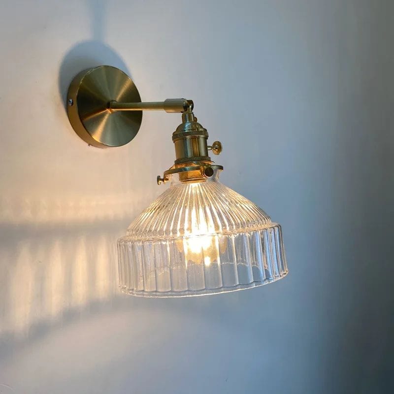 Applique Murale Laiton et Verre – Sublimez Votre Intérieur avec Élégance