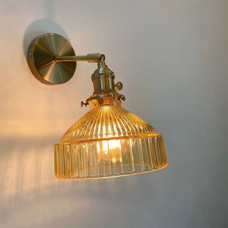 Applique Murale Laiton et Verre – Sublimez Votre Intérieur avec Élégance