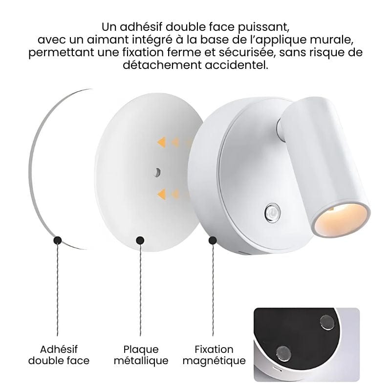 Applique Murale Magnétique – Éclairez vos murs avec style unique