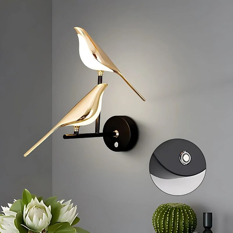 Applique Murale Oiseau – Sublimez Votre Décor avec Élégance Unique