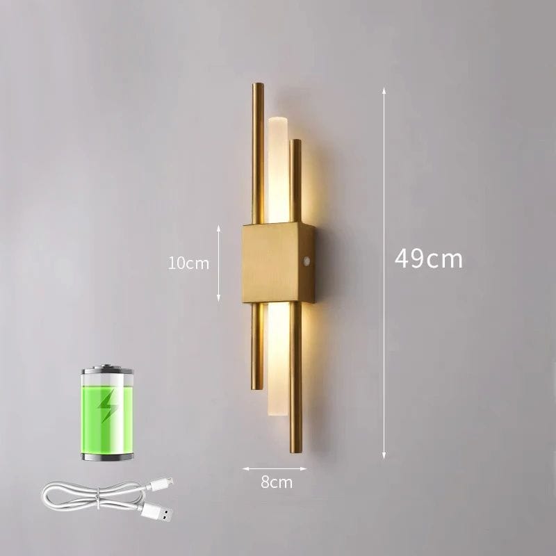 Applique Murale Rechargeable USB – Illuminez Facilement Vos Espaces