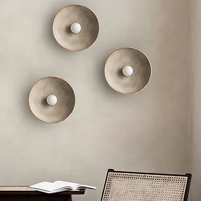 Applique Murale Ronde Nordique – Illuminez Votre Intérieur avec Style