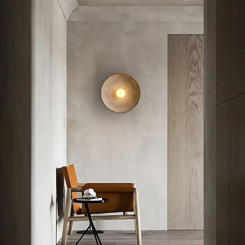 Applique Murale Ronde Nordique – Illuminez Votre Intérieur avec Style