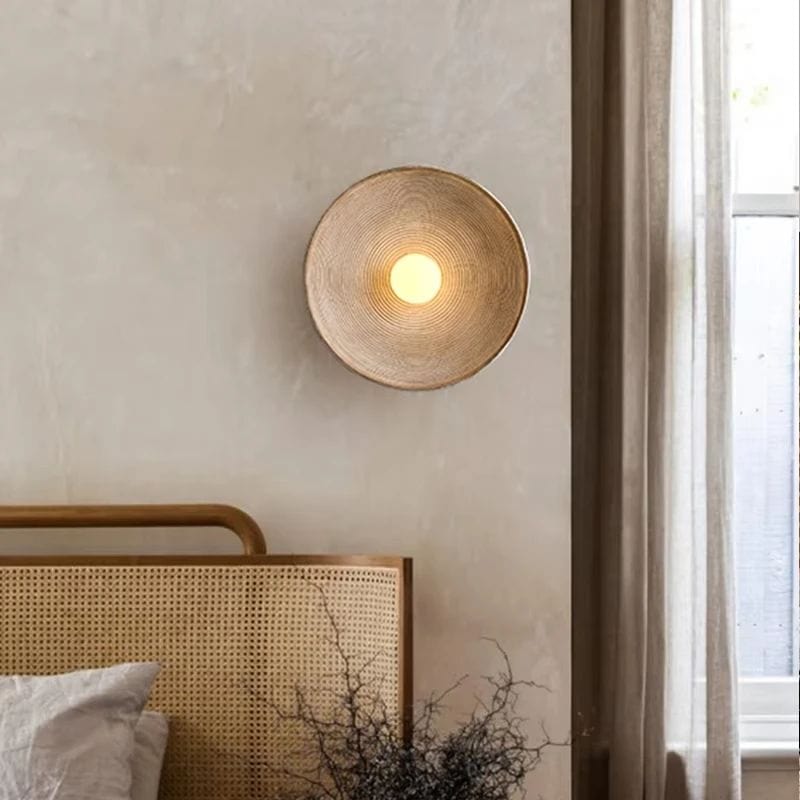 Applique Murale Ronde Nordique – Illuminez Votre Intérieur avec Style