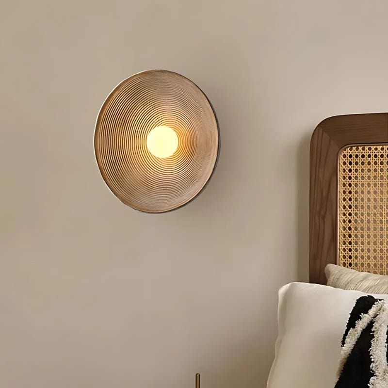 Applique Murale Ronde Nordique – Illuminez Votre Intérieur avec Style