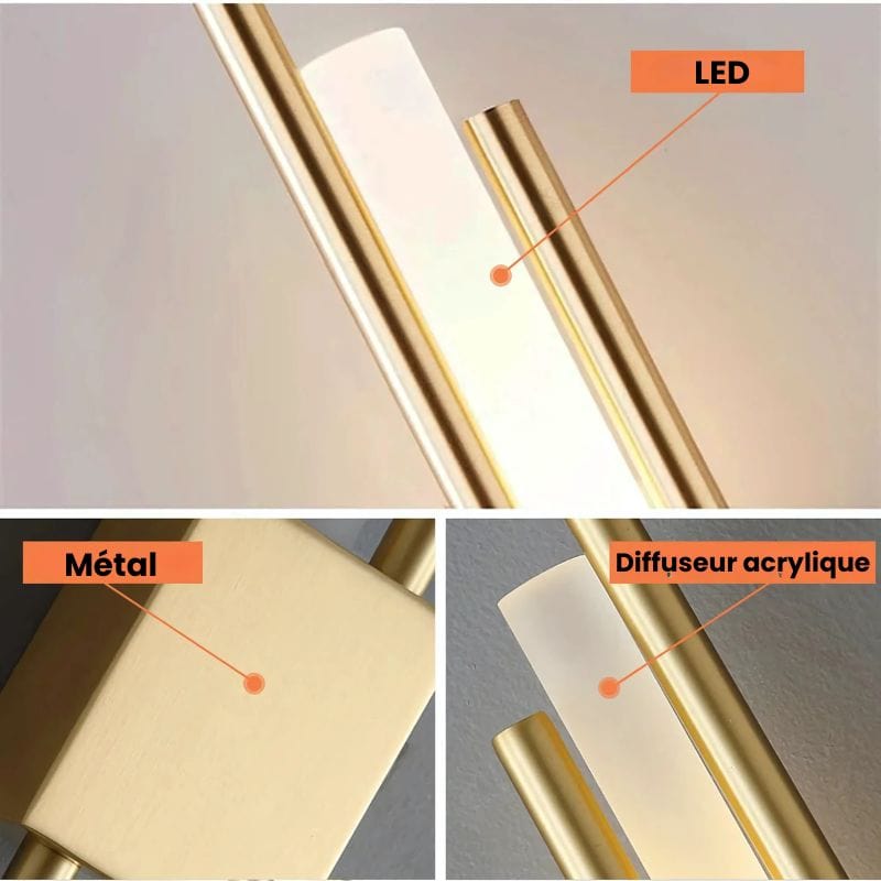 Applique Murale Salon Moderne – Illuminez Votre Espace avec Style