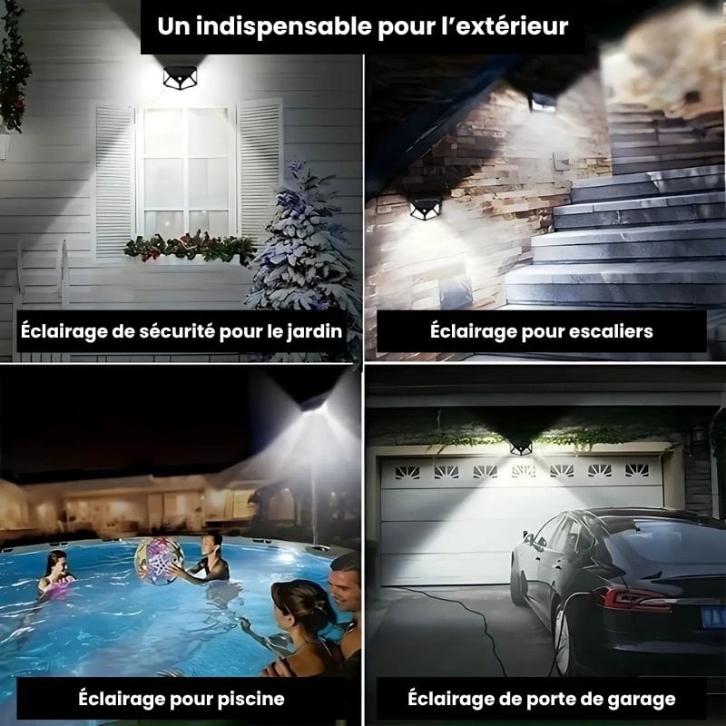 Applique Murale Solaire Puissante – Illuminez Votre Espace Avec Énergie