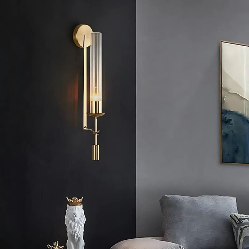Applique Murale Tube Laiton – Sublimez vos murs avec élégance