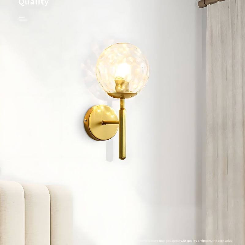 Applique Murale Verre et Métal – Illuminez Votre Intérieur avec Style