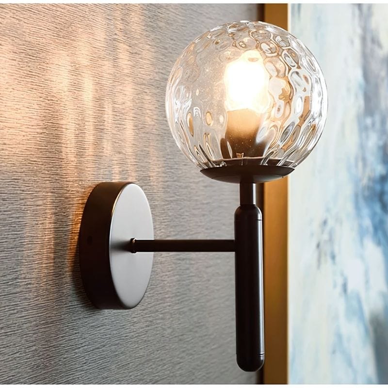 Applique Murale Verre et Métal – Illuminez Votre Intérieur avec Style